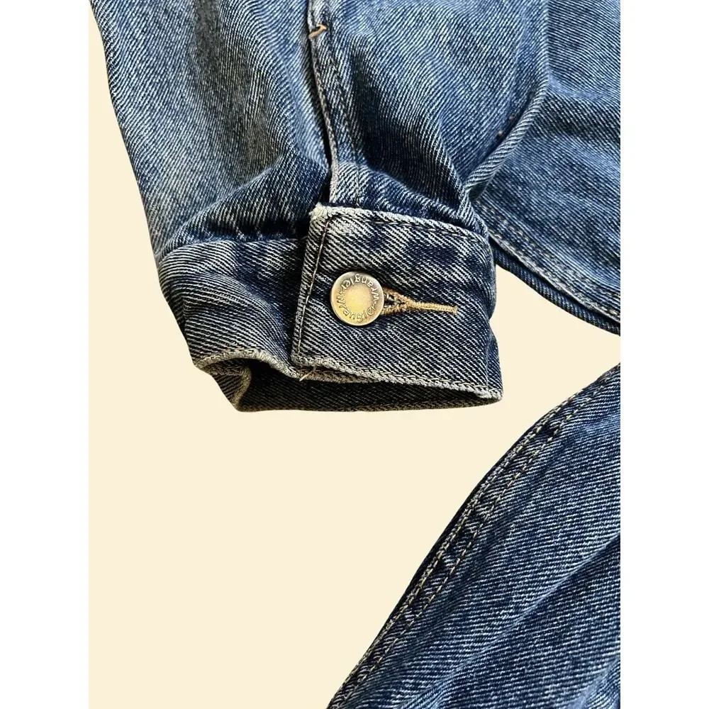 WRANGLER Hero Vintage Denim Jean Jacket, Trucker Style| Size: L